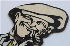 Original 'He Played A Penfold' Penfold Man Advertising Sign