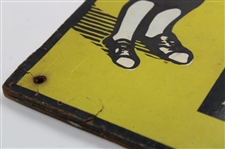 Original 'He Played A Penfold' Penfold Man Advertising Sign