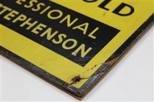 Original 'He Played A Penfold' Penfold Man Advertising Sign