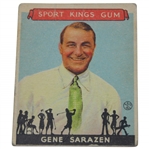 1933 Gene Sarazen The Goudey Gum Co. Sport Kings #22 Golf Card