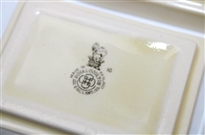 Four (4) Vintage Royal Doulton Small Square Saucer Bowls