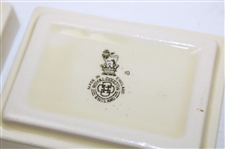 Four (4) Vintage Royal Doulton Small Square Saucer Bowls