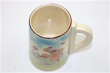 Vintage Royal Doulton Stein with Angry Golfer Scene by Artist Bateman