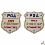 Two (2) 1963 Ryder Cup at Atlanta Athletic Club Committee Crests
