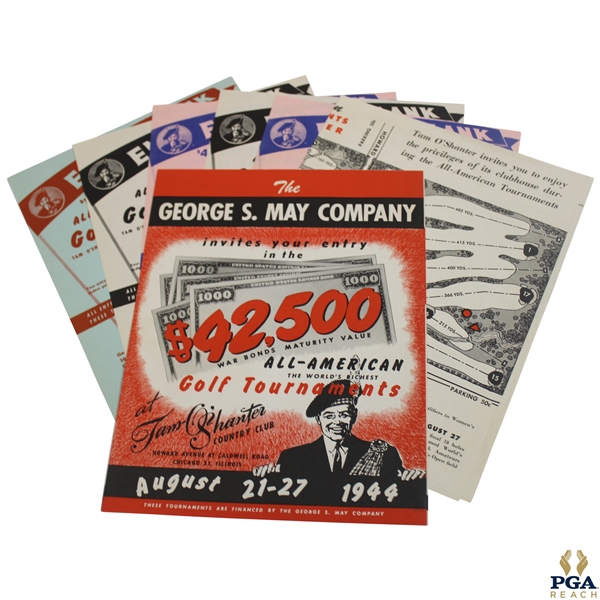 1944 Tam O Shanter All American Golf Tournaments Program
