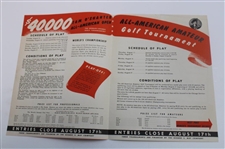1944 Tam O Shanter All American Golf Tournaments Program