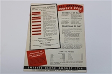 1944 Tam O Shanter All American Golf Tournaments Program