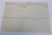 1944 Tam O Shanter All American Golf Tournaments Program