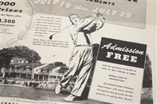 1943 Tam O Shanter All American Golf Tournaments Poster