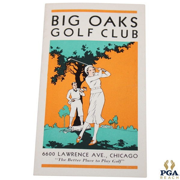 Big Oaks Golf Club Pamphlet