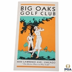Big Oaks Golf Club Pamphlet