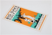 Big Oaks Golf Club Pamphlet