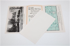 Big Oaks Golf Club Pamphlet