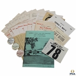 Large Tam O Shanter Lot Badges, Programs, Menus, Articles, Scorecards