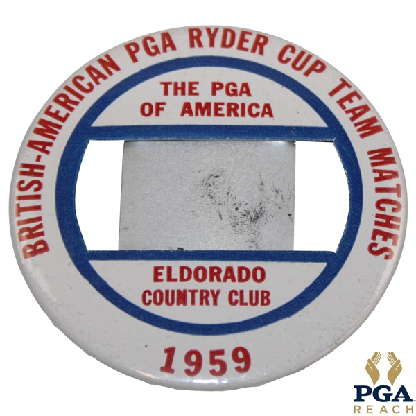 1959 Ryder Cup at El Dorado Badge