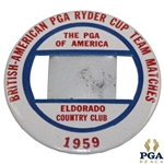 1959 Ryder Cup at El Dorado Badge