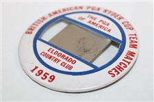 1959 Ryder Cup at El Dorado Badge