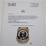 1975 Ryder Cup at Laurel Valley Gold Tone Money Clip 