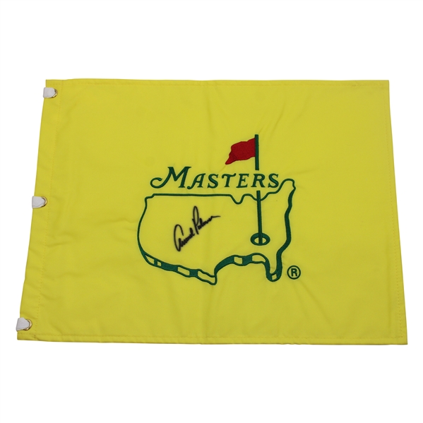 Arnold Palmer Signed Undated Masters Embroidered Flag PSA/DNA #P14231