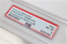 2015 US Open at Chambers Bay Sunday Final Round Trophy Club Ticket PSA NM-MT 8