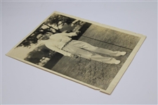 Walter Hagen Signed Oversize Photo Personalized 'To Herman Lang' JSA ALOA