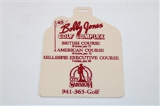 Bobby Jones Golf Complex License Plate & Bag Tag
