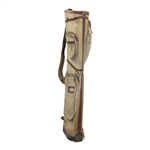 Vintage Atlantic Canvas & Leather Par Golf Bag 