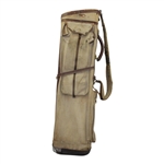Vintage Atlantic Canvas & Leather Par Golf Bag 