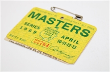 1969 Masters Tournament SERIES Badge #22764 - George Archer Winner