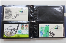 139 First Day Covers Signed by PGA Tour Players Inc. John Daly, Fred Couples, Nick Faldo & More