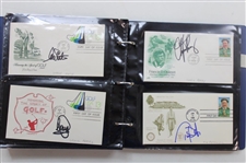 139 First Day Covers Signed by PGA Tour Players Inc. John Daly, Fred Couples, Nick Faldo & More