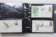 139 First Day Covers Signed by PGA Tour Players Inc. John Daly, Fred Couples, Nick Faldo & More