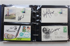 139 First Day Covers Signed by PGA Tour Players Inc. John Daly, Fred Couples, Nick Faldo & More