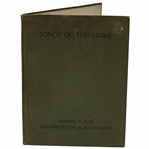 1919 'Songs Of The Links' 1st Ed Book by Roberts Risk