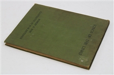 1919 'Songs Of The Links' 1st Ed Book by Roberts Risk