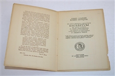 1935 'The Links Of Rome' By Payson Wild And Bert Taylor