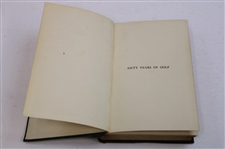 1919 'Fifty Years Of Golf' By Horace Hutchinson