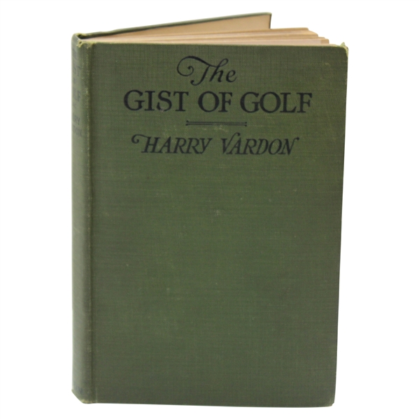 1922 1St Ed The Gist Of Golf By Harry Vardon