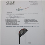 Greg Norman's Personal Used TourEdge Exotics XCG 2 16 High M.O.I. Wood
