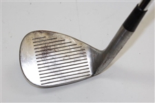 Greg Norman's Personal Used Unmarked Wedge with Lead Tape on Back