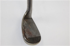Greg Norman's Personal Used Unmarked Wedge with Lead Tape on Back