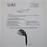 Greg Norman's Personal Used Unmarked & Unstamped Wedge 