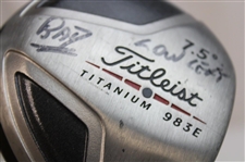 Greg Norman's Personal Titleist Titanium 983E 7.5 Degree Driver - (Bay Low Lift)