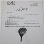 Greg Norman's Personal Titleist Titanium 983E 7.5 Degree Driver - (Bay Low Lift)