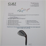 Greg Norman's Personal Used Unmarked Lob 60 Degree Wedge with Lead Tape on Back