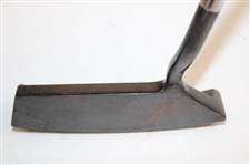 Greg Norman's Personal Unmarked Black Blade Putter w/RG Grip