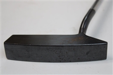 Greg Norman's Personal Unmarked Black Blade Putter w/RG Grip