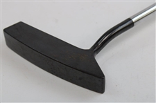 Greg Norman's Personal Unmarked Black Blade Putter w/RG Grip