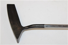 Greg Norman's Personal Unmarked Black Blade Putter w/RG Grip