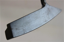 Greg Norman's Personal Unmarked Black Blade Putter w/RG Grip